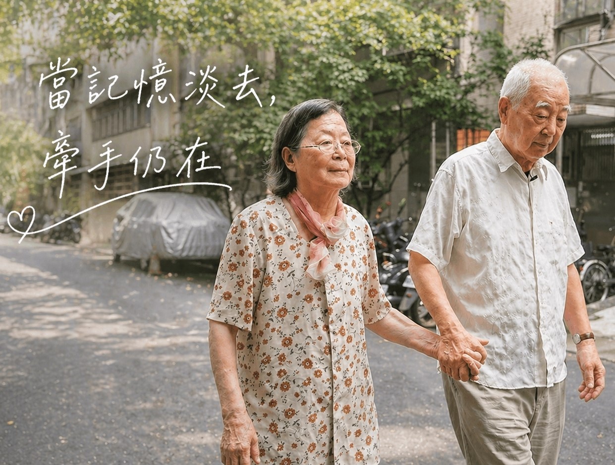 當記憶淡去，牽手仍在(標題圖檔)